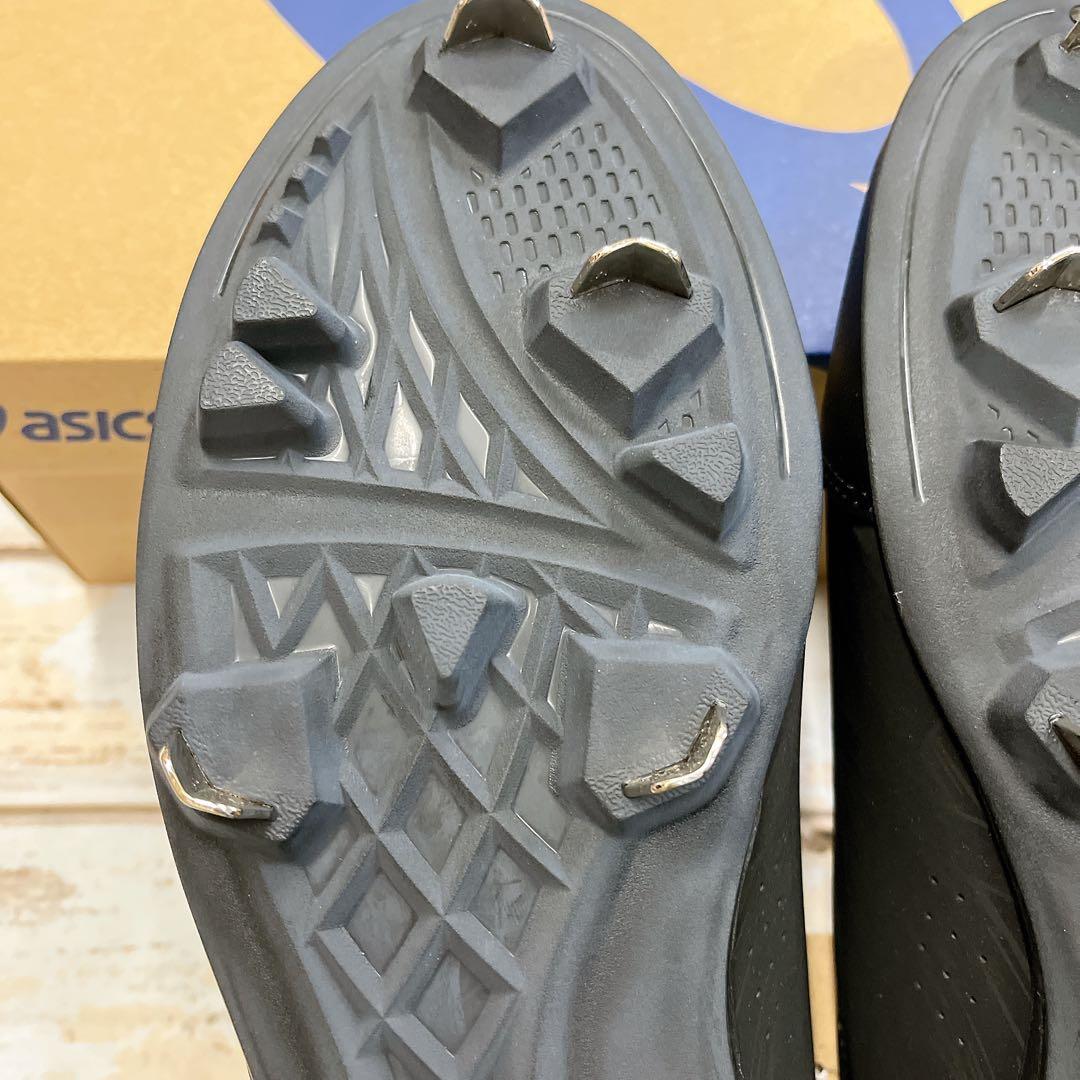 アシックス　野球用スパイクシューズ　黒　29.0㎝　新品
