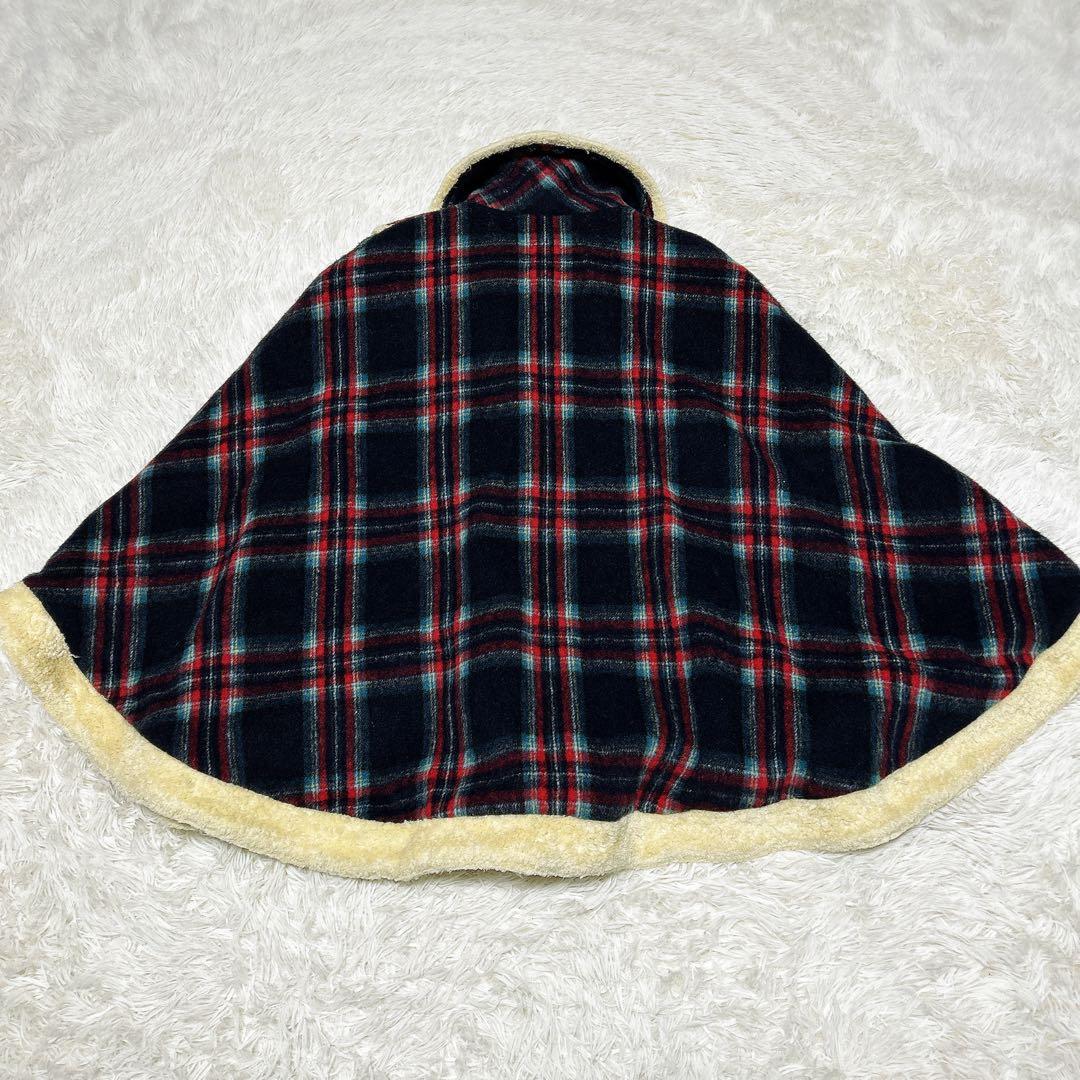 BETTY’S BLUE 平成レトロ y2k ポンチョ風 ボアコート 98