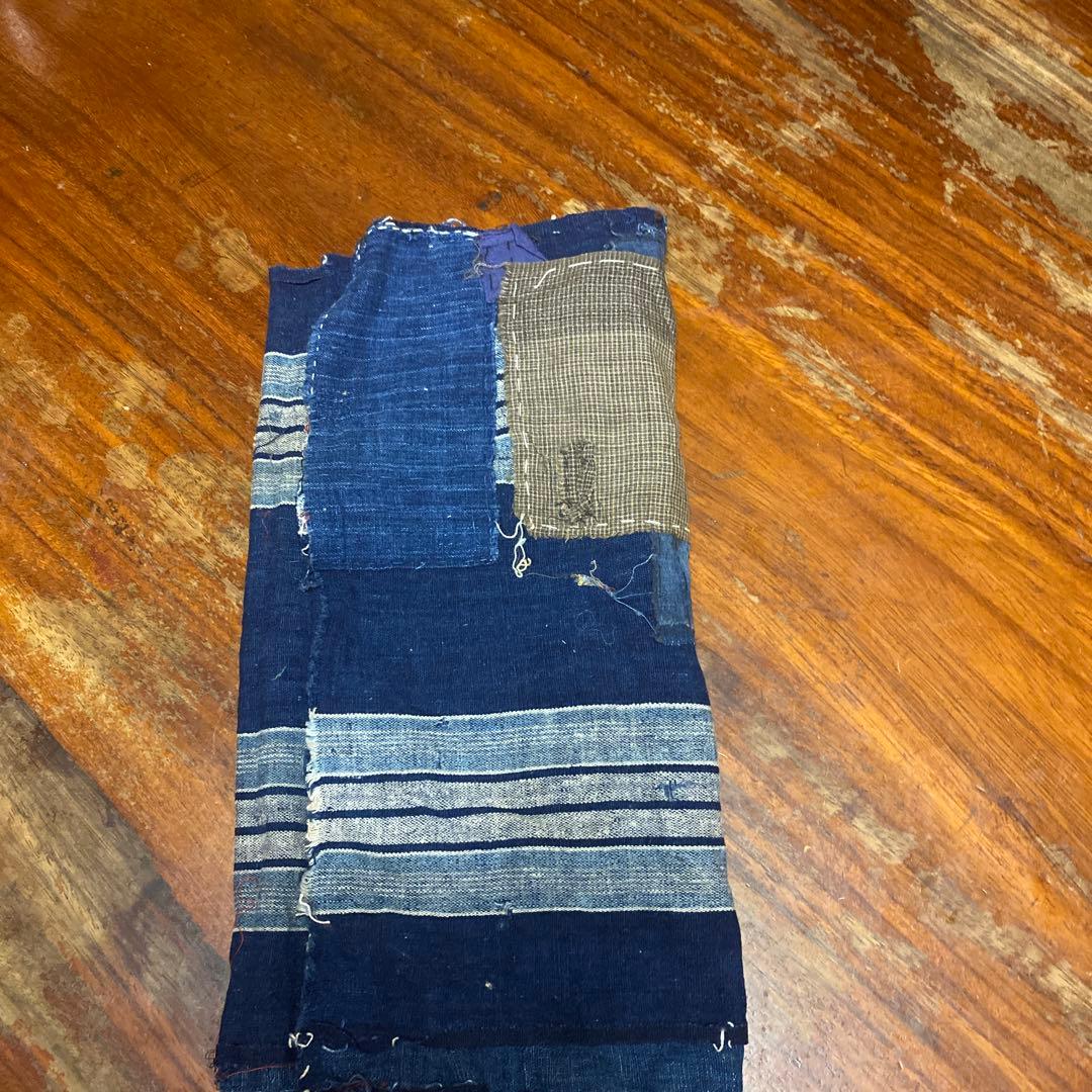 ぼろ布　古布　つぎあて　アンティーク　木綿