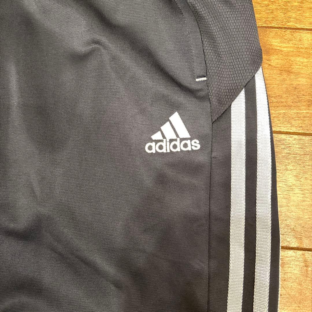 【極美品】アディダス ジャージ上下 セットアップ ジップアップ レザー調 O