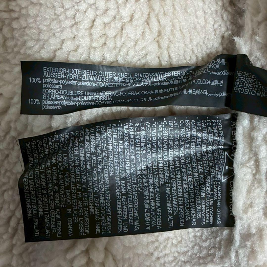 美品✨ZARA B-3 フライトジャケット ブラック ムートン ブラック XL