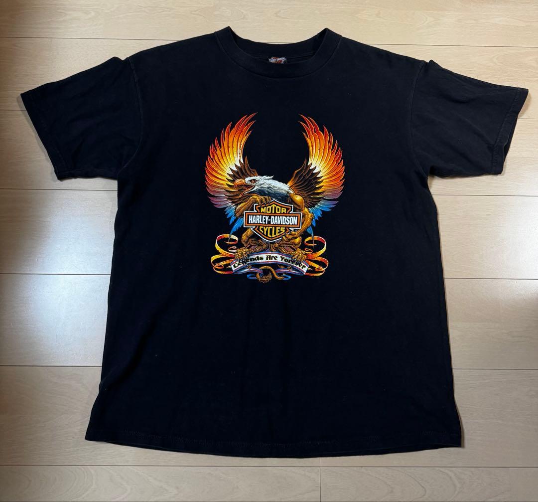 Harley-Davidson イーグル Tシャツ 90s ハーレー XL - メルカリ