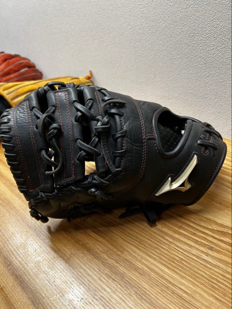 Mizuno 軟式グローブ 黒　※左利き用