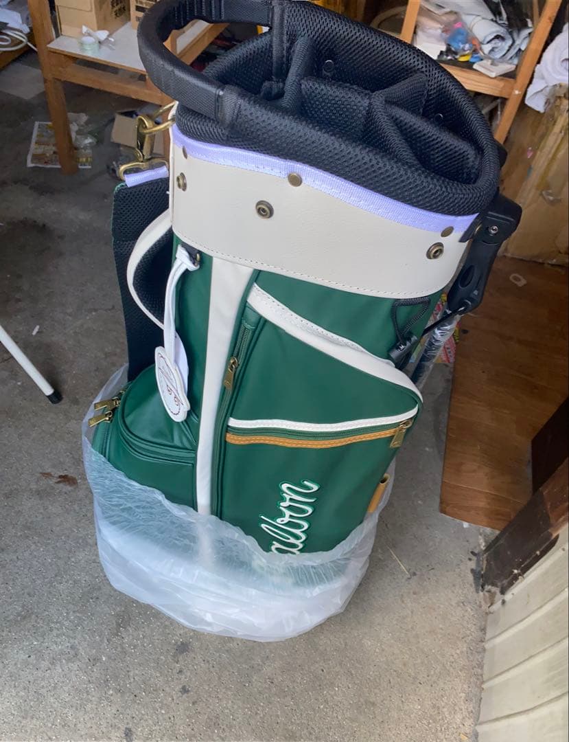 漁師キャディバッグ 帽子袋 ボーケイ キャディバッグ PUレザー スポーツゴルフ