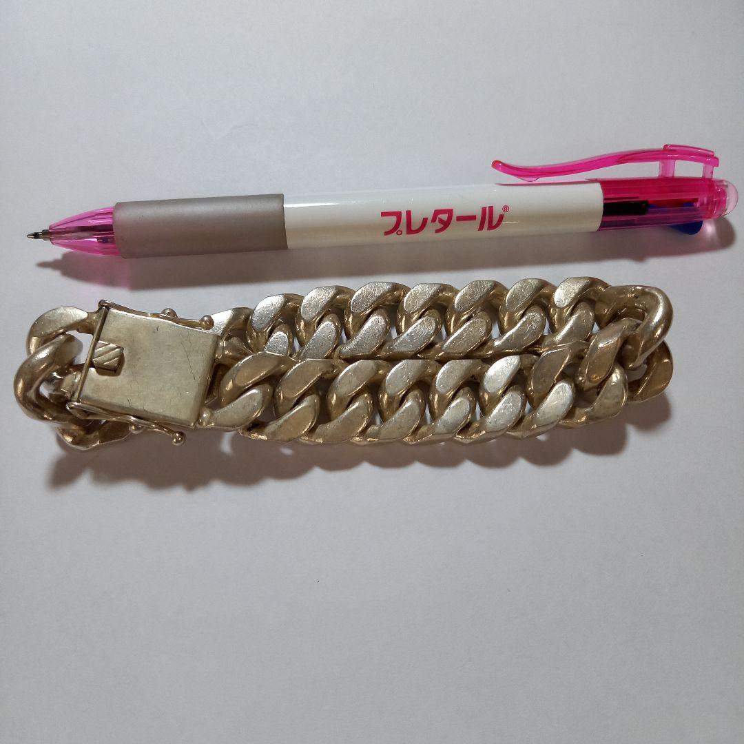 シルバー 925 ブレスレット 約170.8～9g　超太め　銀塊