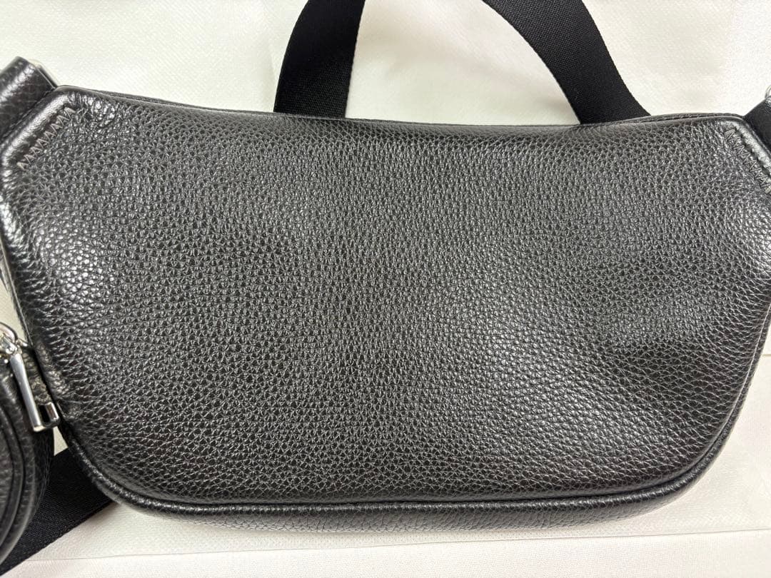 【中古美品】コーチ CJ507 エリアス ボディバッグ ポーチ付　メンズ レザー