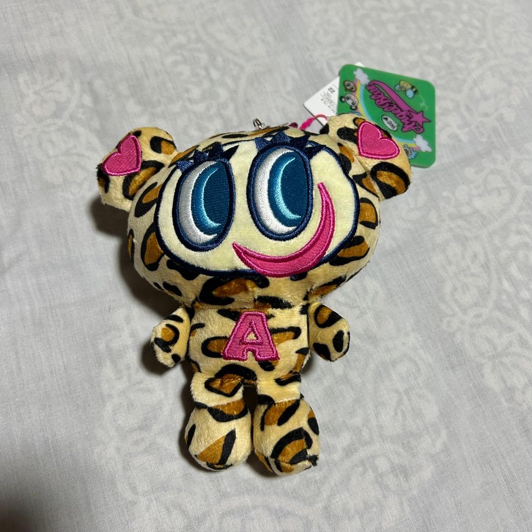 エンジェルブルー ぬいぐるみチャーム ナカムラくん ヒョウ柄