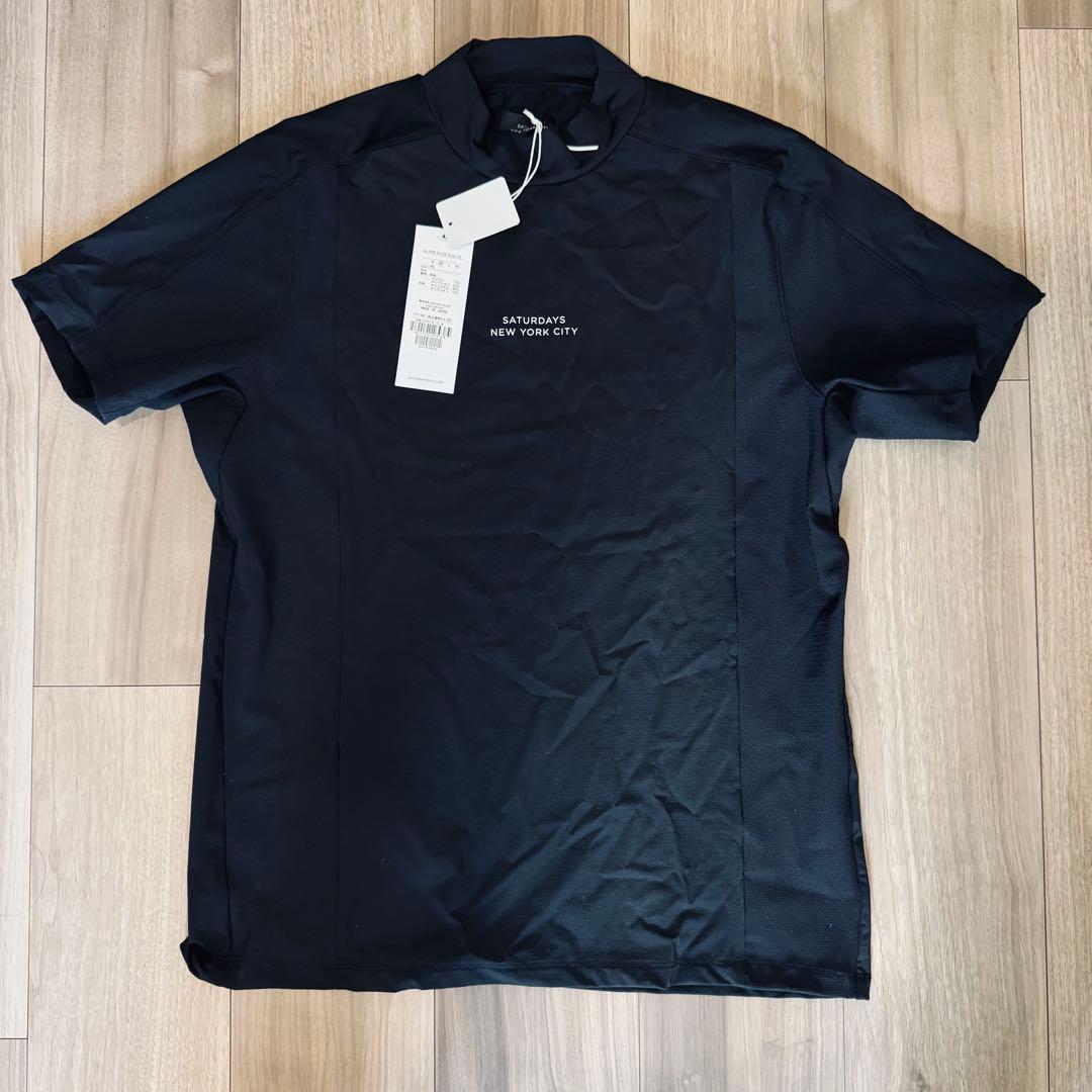 ★新品SATURDAYS NEW YORK CITY/ゴルフウェア/Mサイズ/黒
