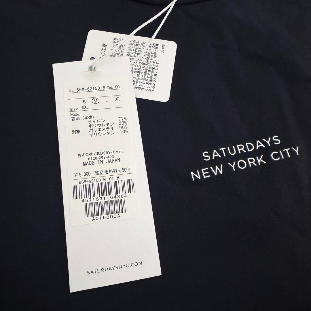 ★新品SATURDAYS NEW YORK CITY/ゴルフウェア/Mサイズ/黒
