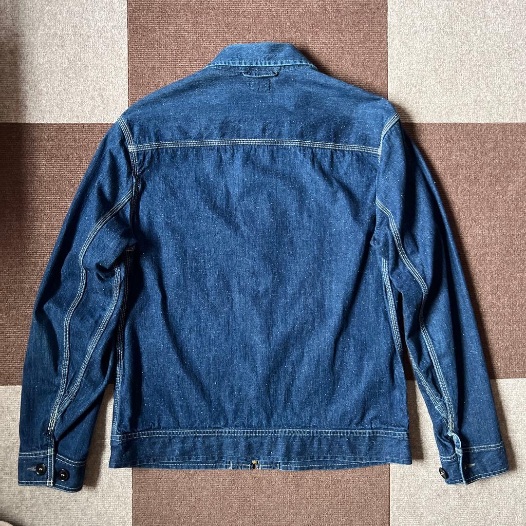ブルーブルー 91-b デニムジップアップジャケット XL 4 日本製 LEE