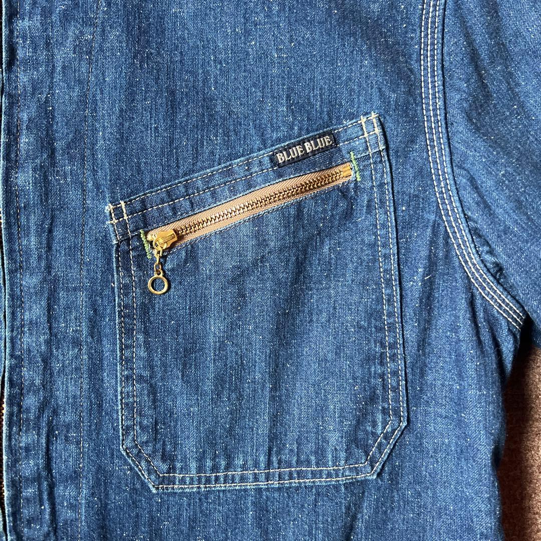 ブルーブルー 91-b デニムジップアップジャケット XL 4 日本製 LEE