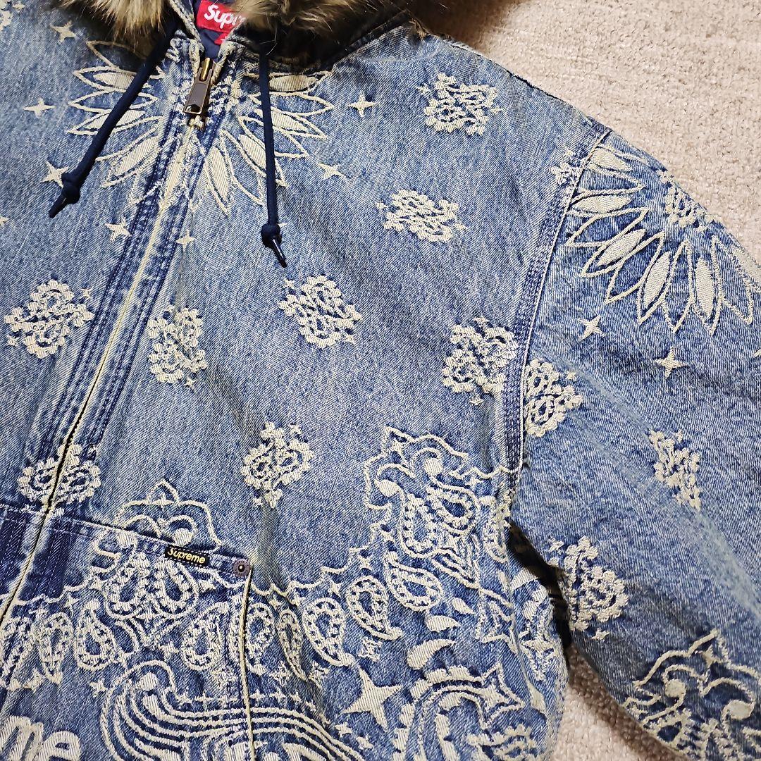 新品同様！試着のみ Supreme シュプリーム バンダナ ワークジャケット M