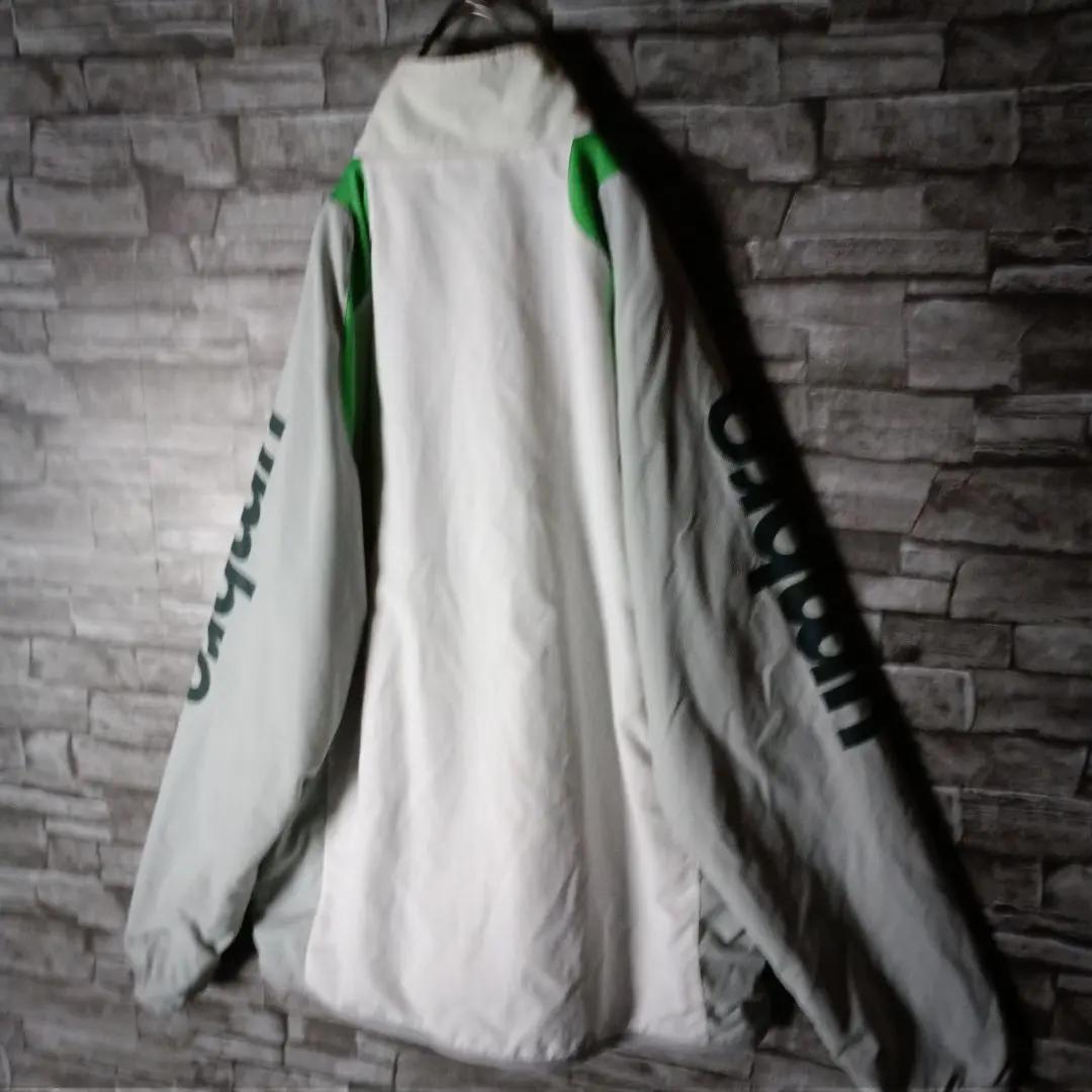 アンブロ ナイロンジャケットセットアップ バイカラー 腕ロゴ 足ロゴ サッカー