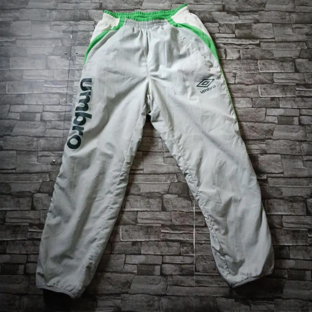 アンブロ ナイロンジャケットセットアップ バイカラー 腕ロゴ 足ロゴ サッカー