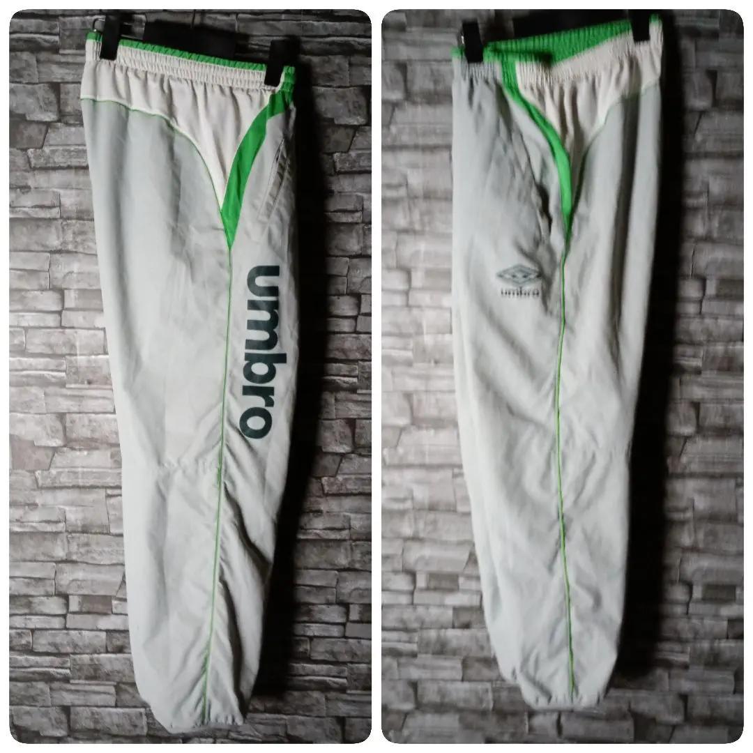 アンブロ ナイロンジャケットセットアップ バイカラー 腕ロゴ 足ロゴ サッカー