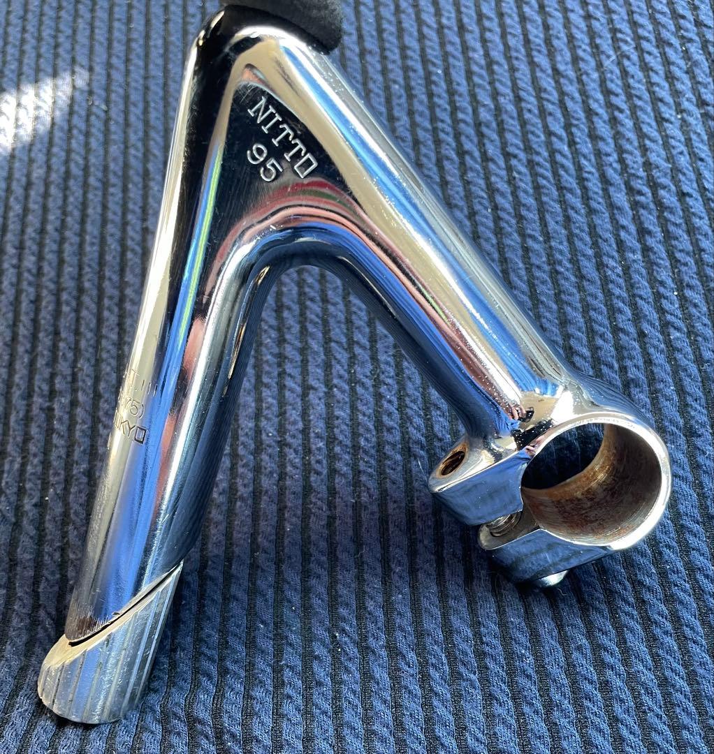 NJS NITTO ステム 95mm58° 競輪 ピスト ロードバイク - メルカリ