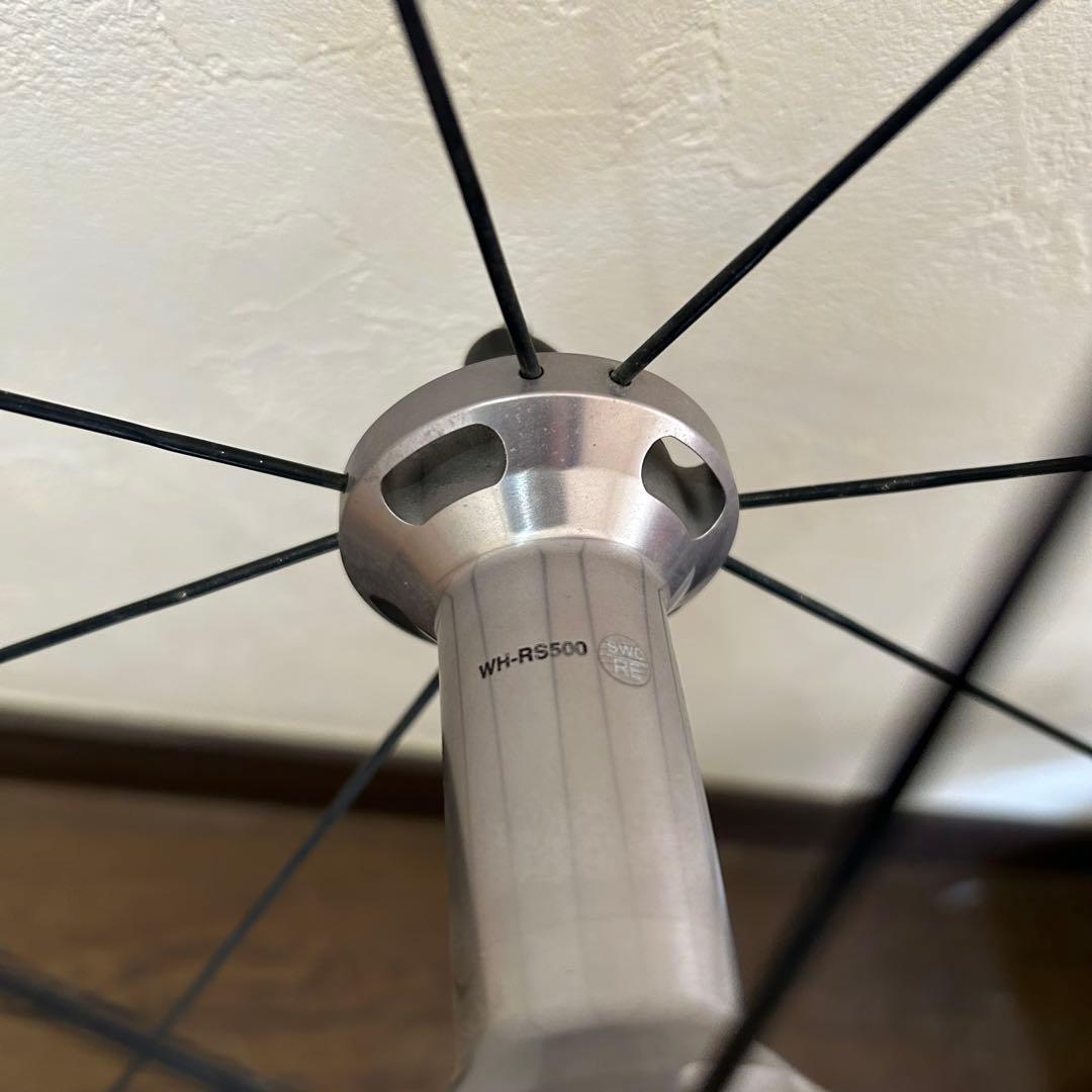 WH-RS500 前後セット チューブレス/クリンチャー アルミ 【ジャンク】