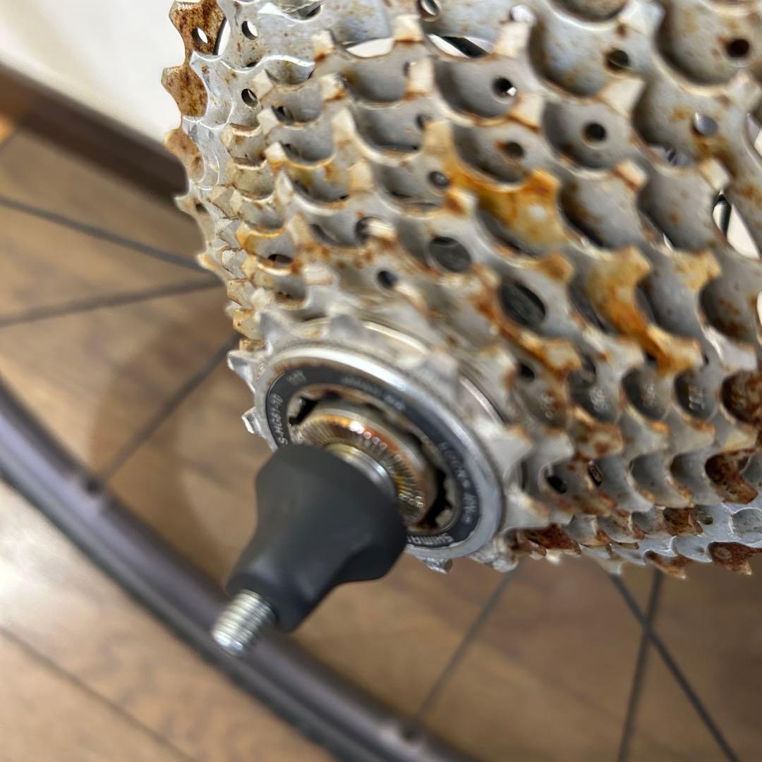 WH-RS500 前後セット チューブレス/クリンチャー アルミ 【ジャンク】