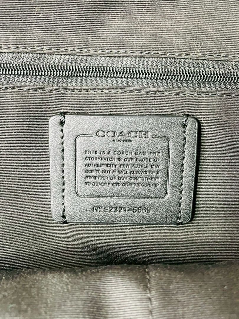 (nr/11.24/12)COACH リュック 2層 大容量 ブラック 5669