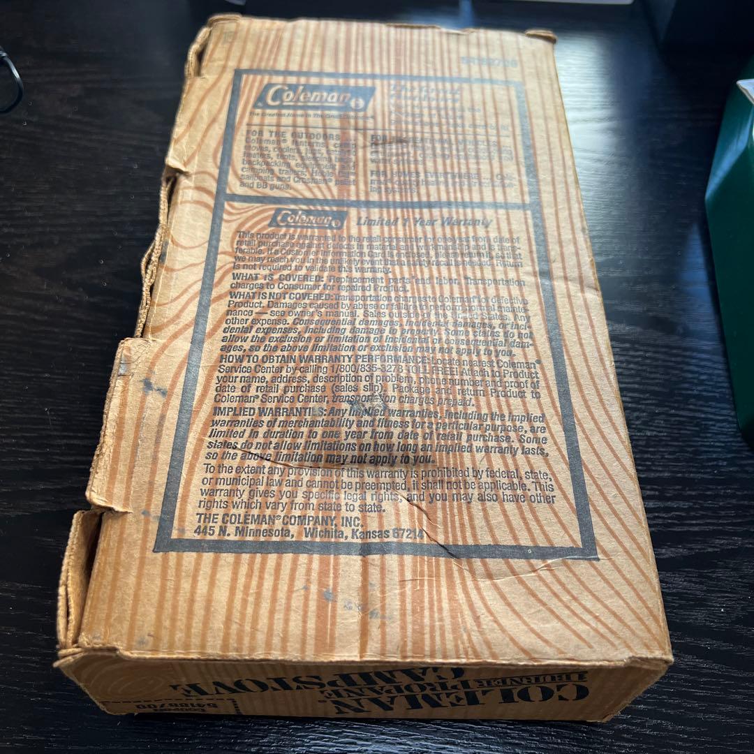 5418B700キャンプストーブビンテージ品1979年12月製造