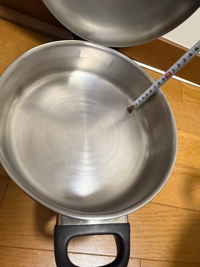 ステンレス 両手鍋 直径26cm 蓋付き　3セット