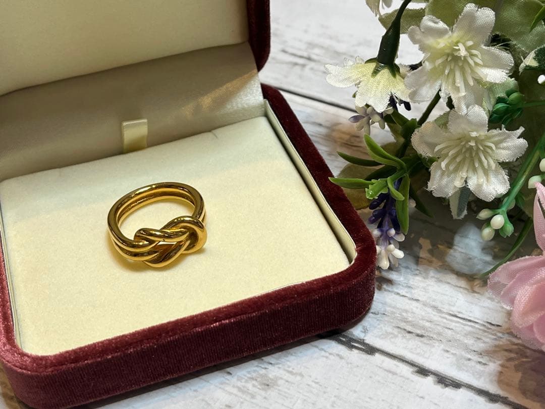 HERMES エルメス アタメ スカーフリング 正規品 ゴールド レディース