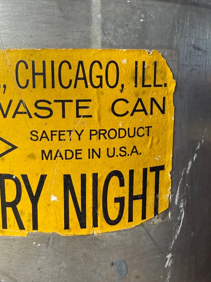 アンティーク雑貨 U.S.AJUSTRITE MFG CO Waste Can