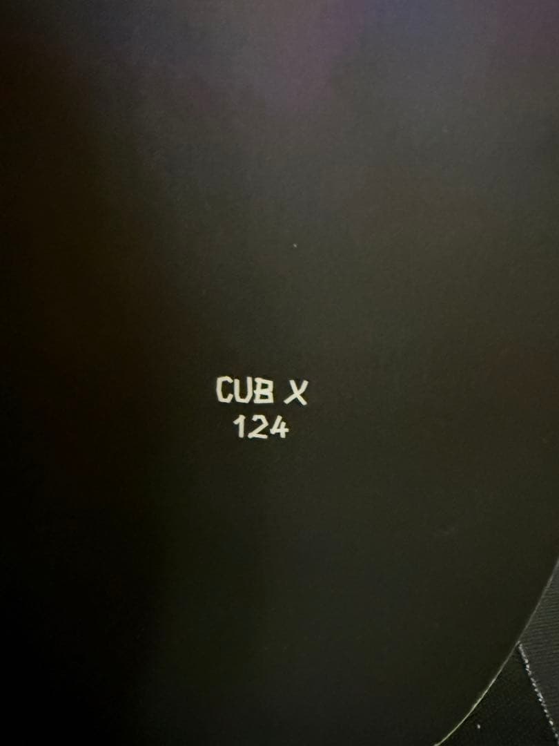 美品GRAY スノーボード CUB X124