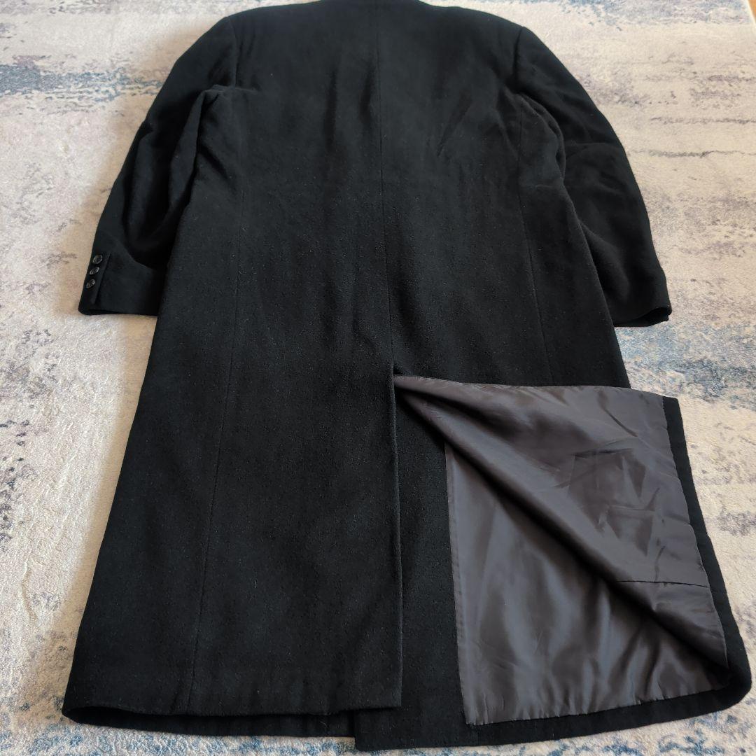 希少 ARTIGIANO ダブルチェスターコート 超ロングコート カシミヤ混紡