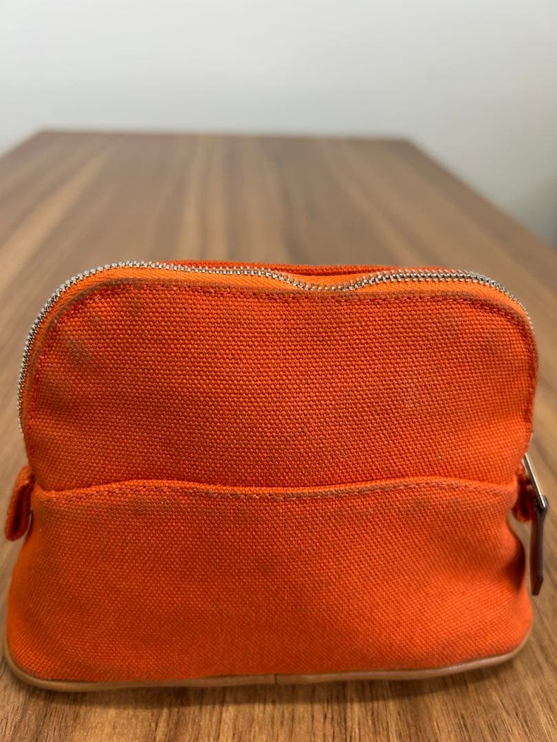 HERMESエルメス ポーチ 《 ボリード 》 ミニミニ　 オレンジ