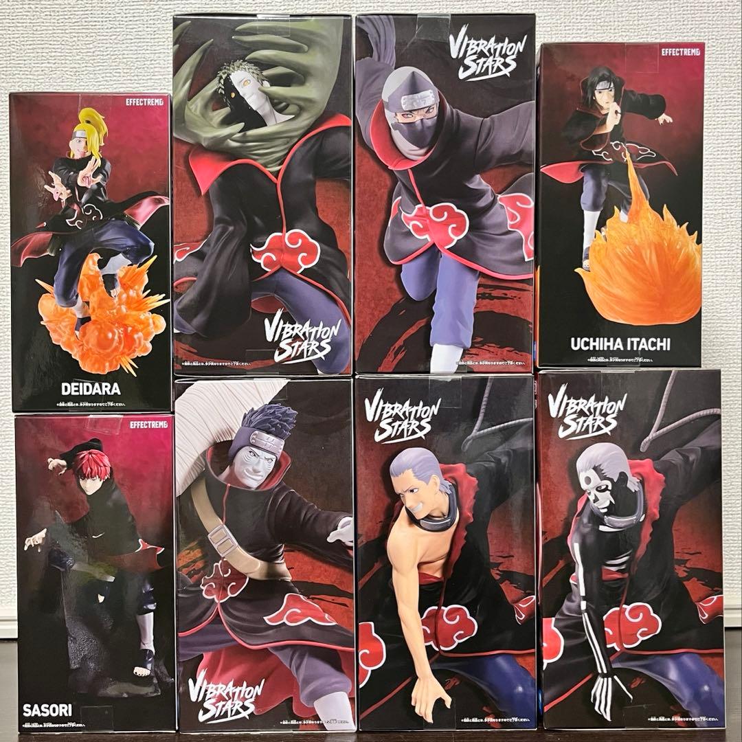 NARUTO ナルト　疾風伝 暁　フィギュア　8体セット