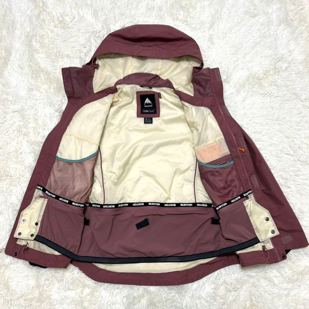 Burton ゴアテックス　フード付きジャケット Mサイズ　ピンク