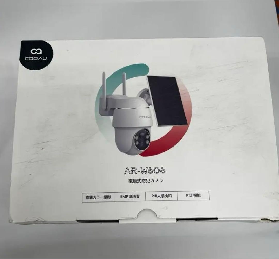 507204 ソーラー式 COOAU 防犯カメラ AR-W606 500万画素 - メルカリ