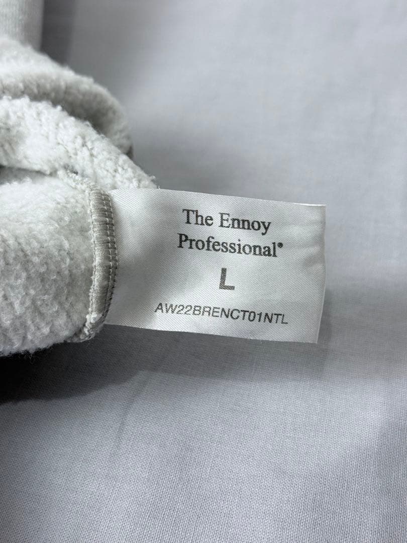 ENNOY エンノイ 22AW クルーネック スウェット L スタイリスト私物