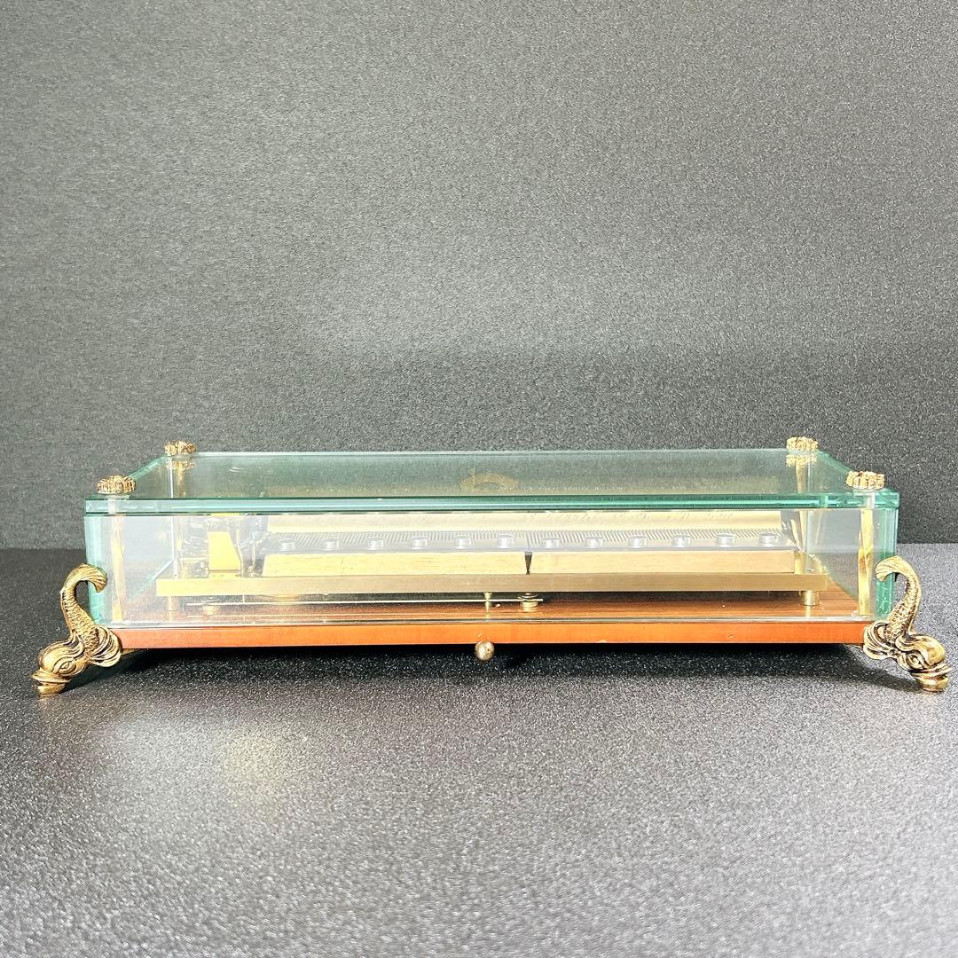 最高峰 REUGE 144弁 ガラスオルゴール 椿姫/ナブッコ/トロヴァトーレ