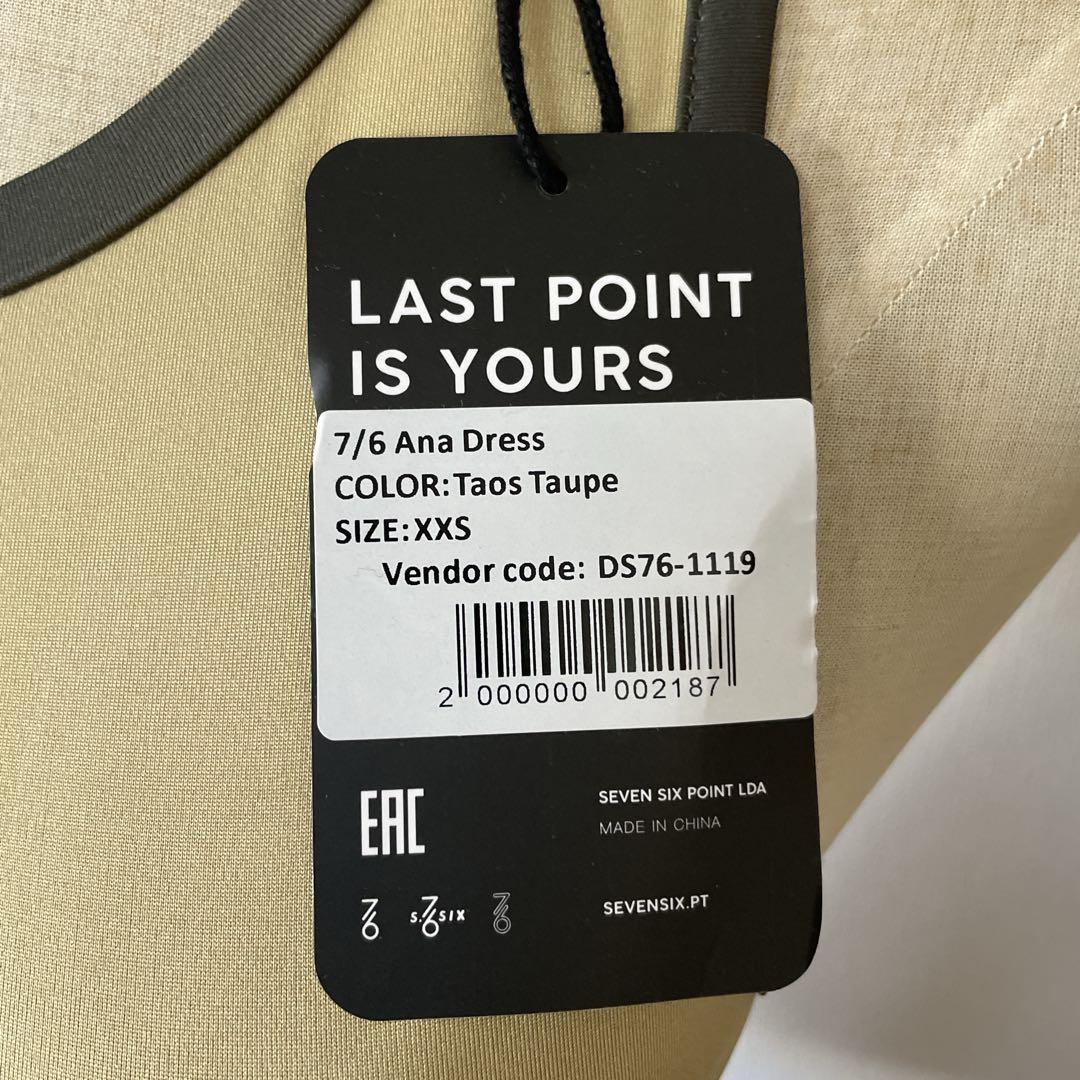 日本初上陸　セブンシックス　テニスウェア　ワンピース　サンドベージュ