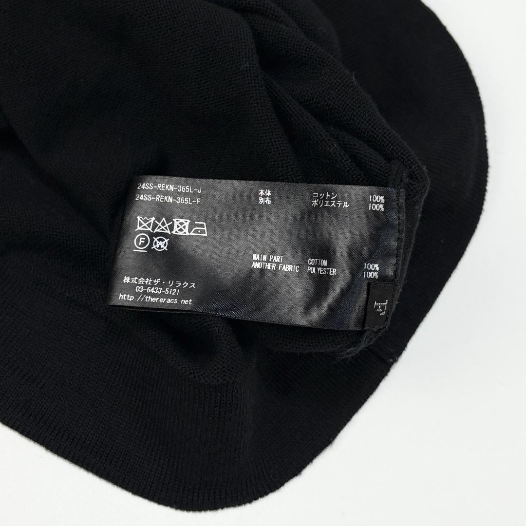 美品 THE RERACS 24SS ラグランニット ショートスリーブポロシャツ