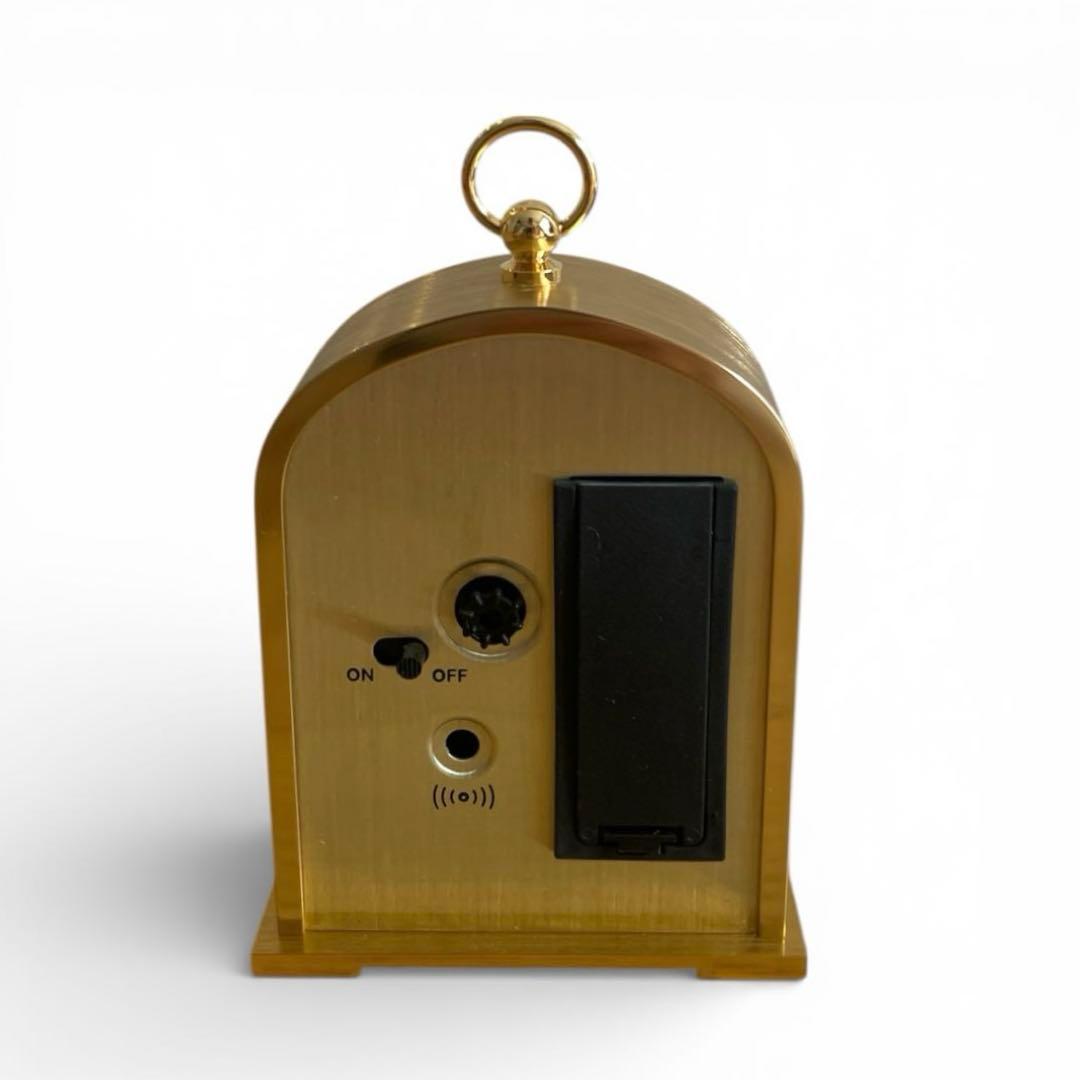 美品 銀座和光 WAKO 置時計 ゴールド アーチ型 アラーム付 - メルカリ