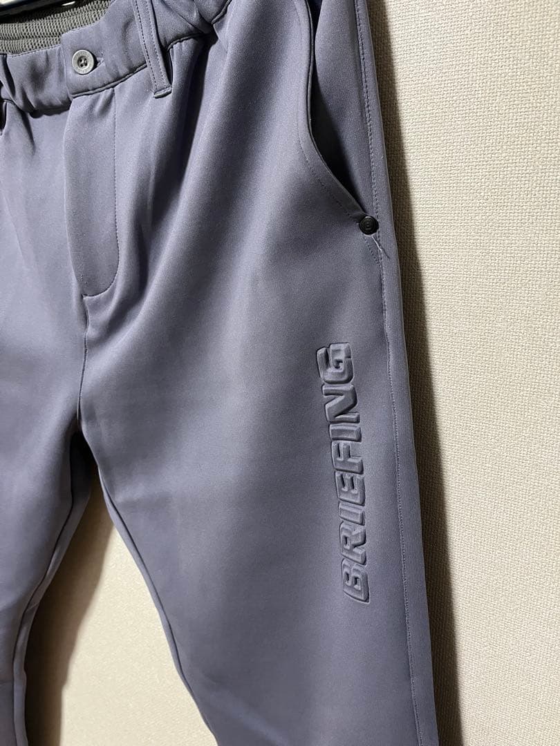 ブリーフィング 3Dロゴスリムパンツ Mサイズ グレー BBG231M16
