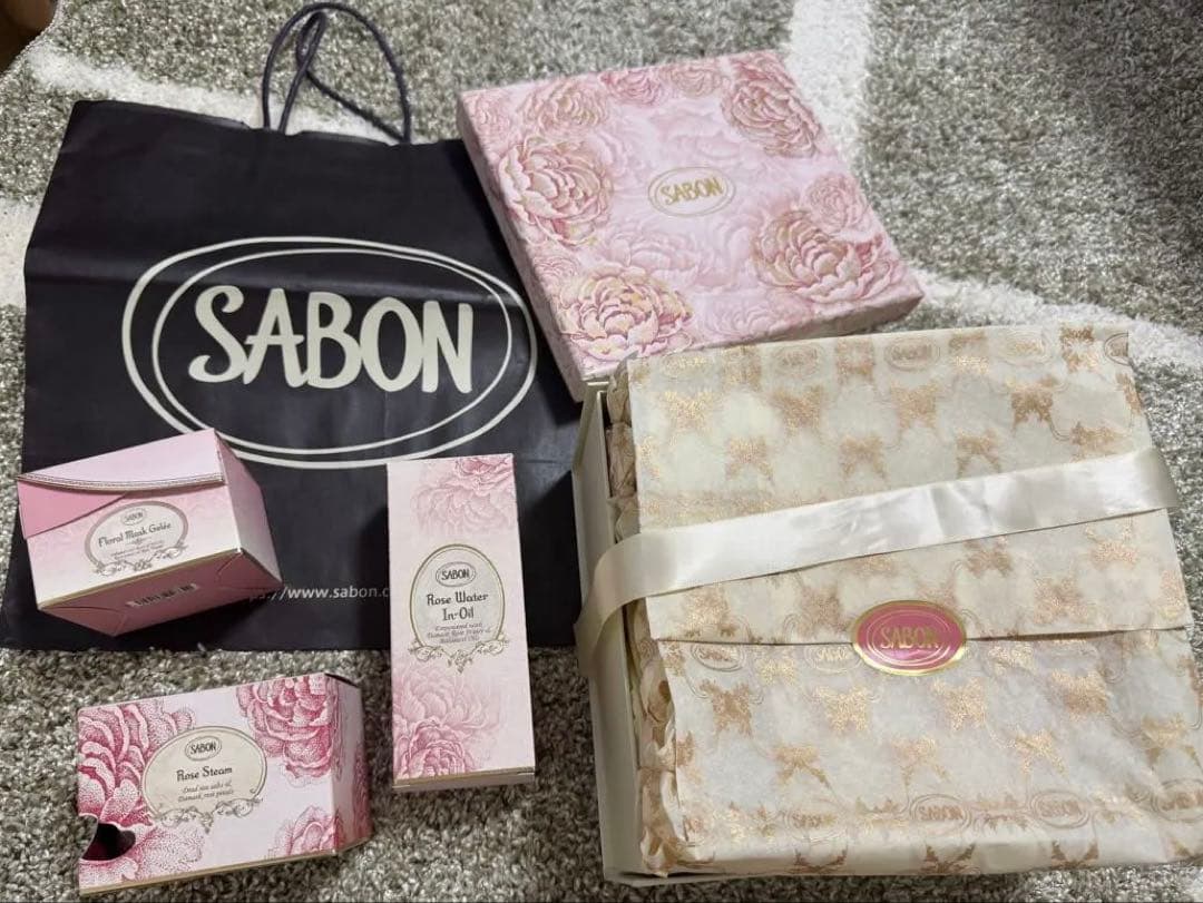 SABONスキンケアセット3点 ギフトボックス紙袋付