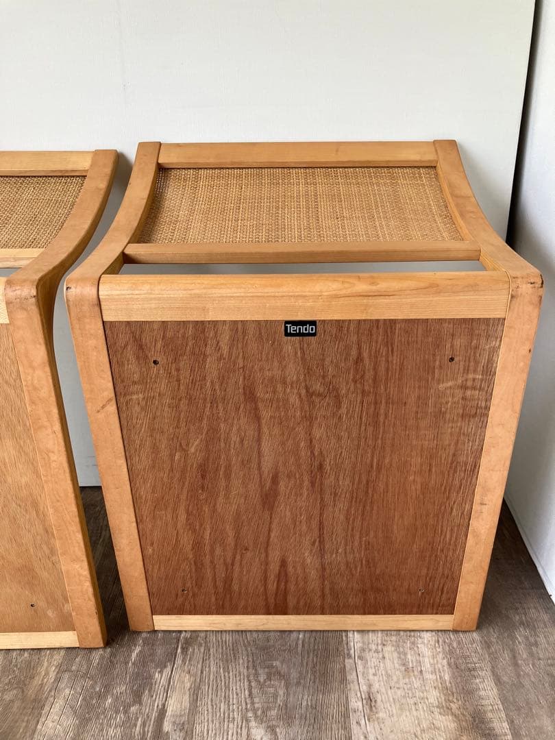 天童木工　座椅子　和モダン　こたつ椅子　ラタン　3点