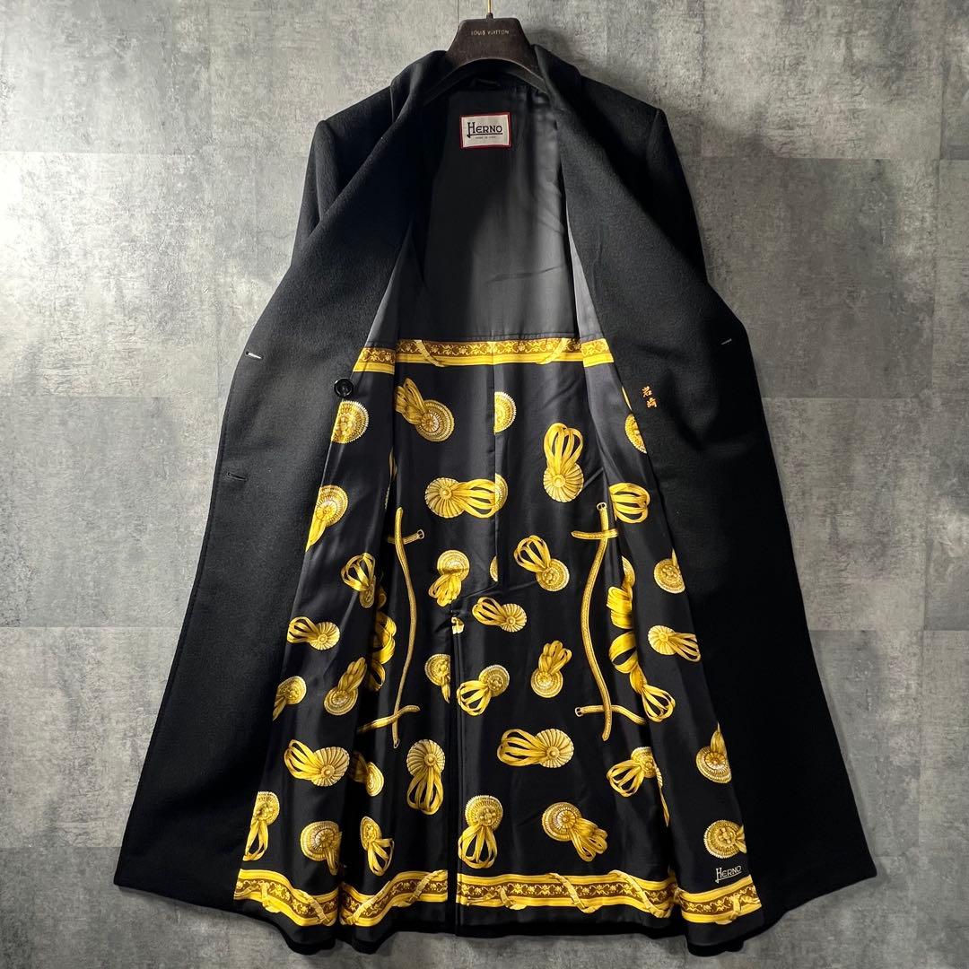 美品です♪HERNOカシミア100% ダブルブレストコートwomen's 46