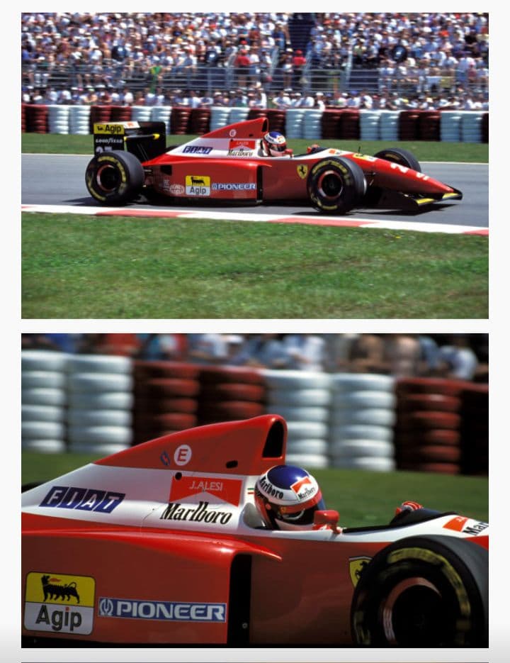 ミニチャンプス 1/18 F1 フェラーリ F93A J.アレジ - メルカリ