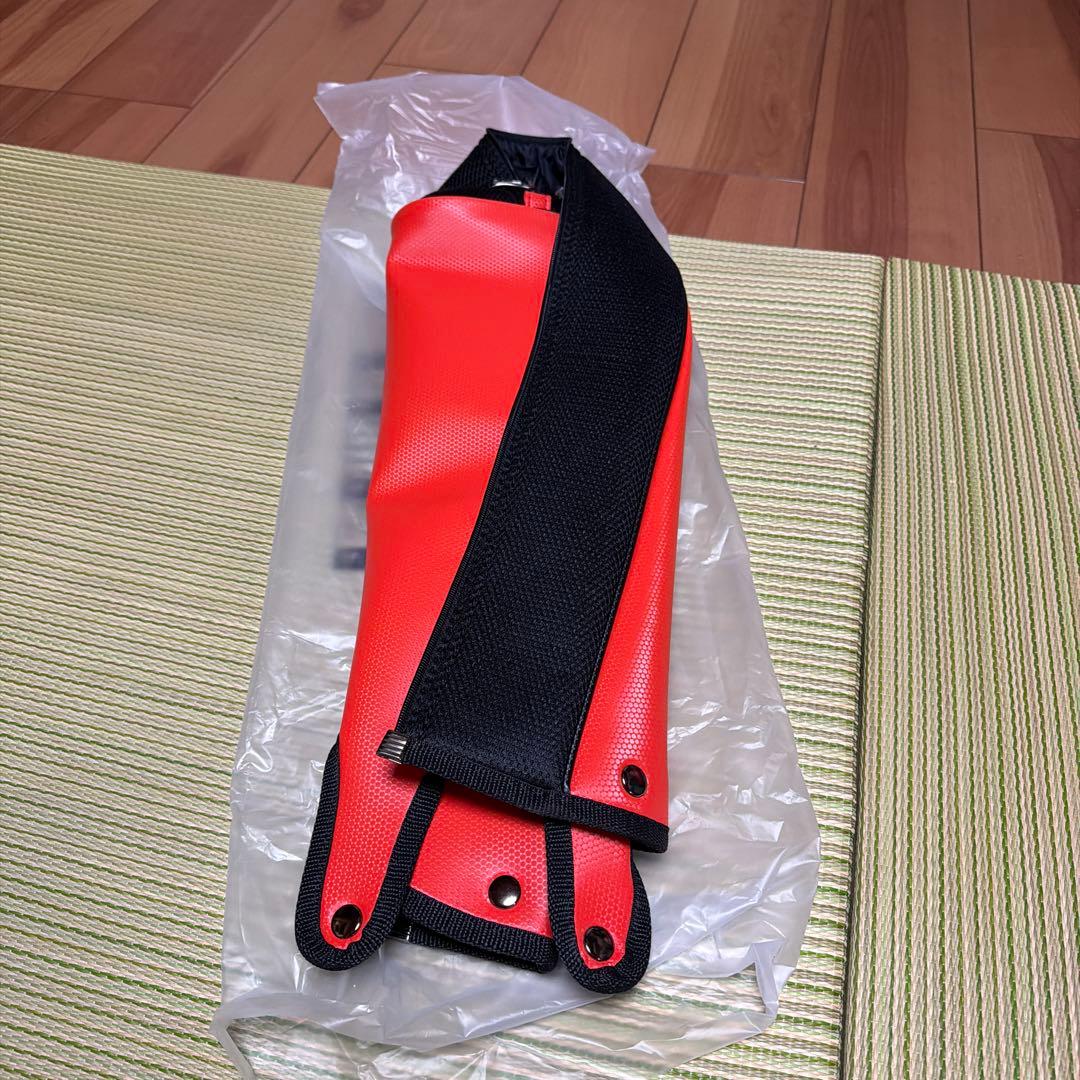 早い者勝ち‼️22PUMA キャディバッグ ブラック/オレンジ　9.5型