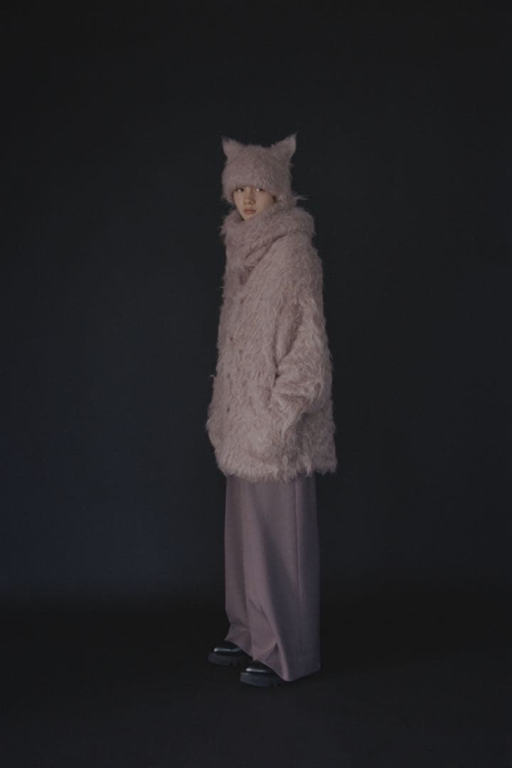 LAD MUSICIAN SHAGGY CAT EAR KNIT CAP 猫耳 - メルカリ