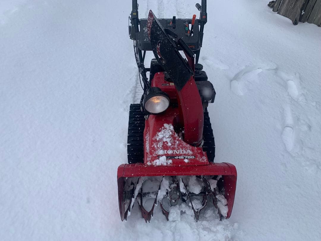 ホンダ HS760 除雪機 ジャンク品 エンジン始動可