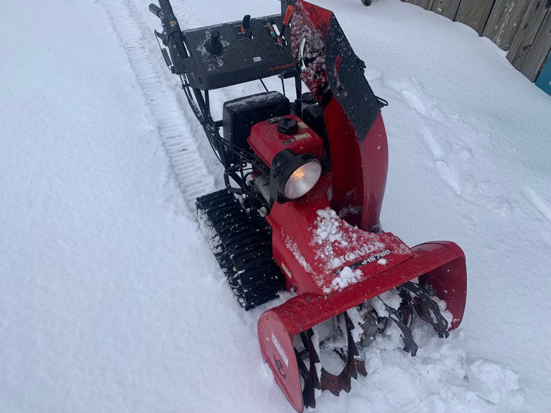 ホンダ HS760 除雪機 ジャンク品 エンジン始動可