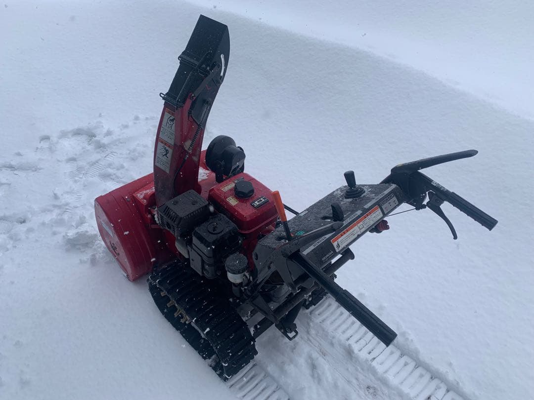 ホンダ HS760 除雪機 ジャンク品 エンジン始動可