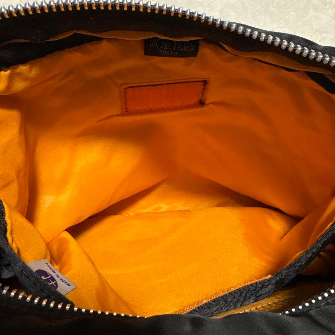 ポーター　タンカー　ショルダーバッグ　二層　ブラック