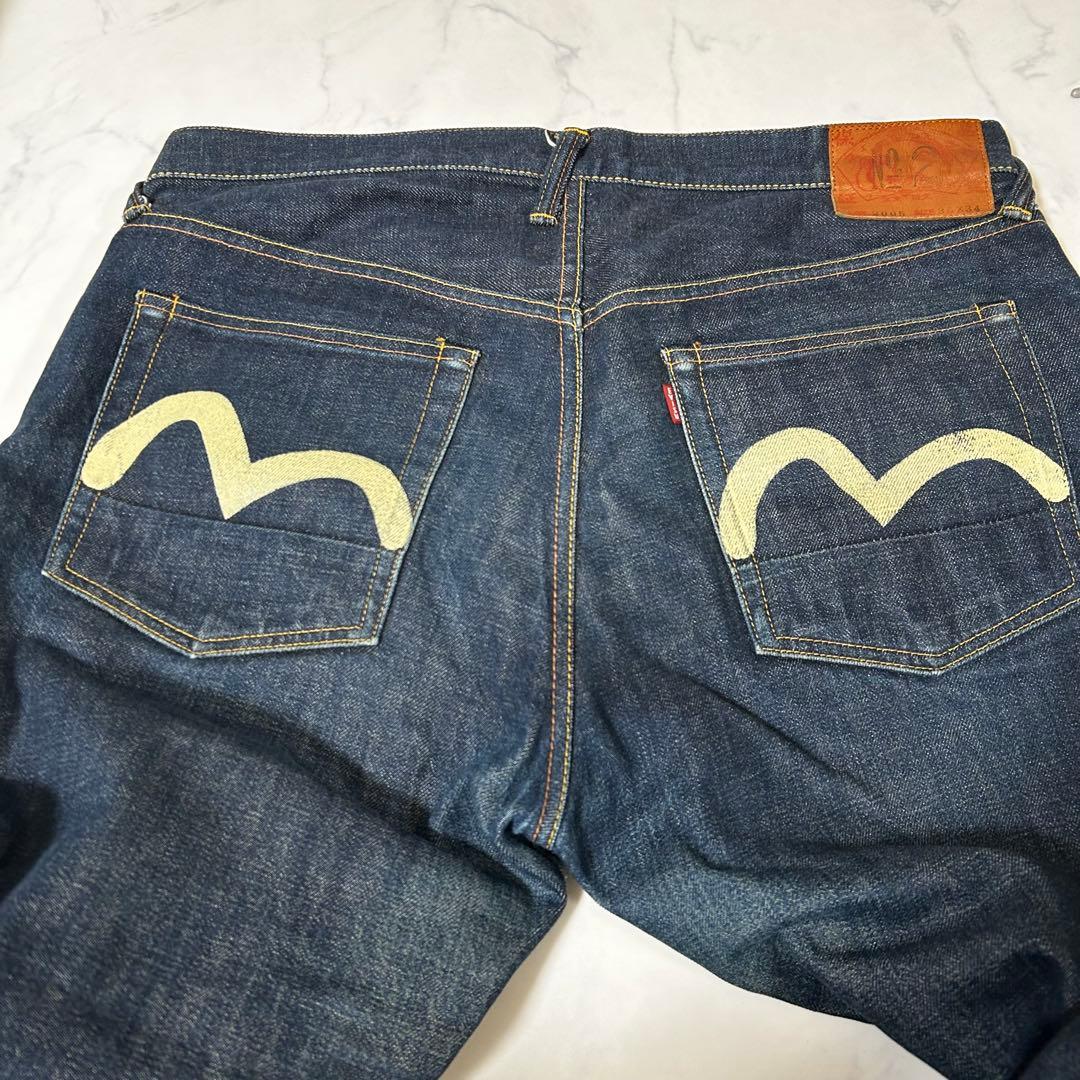 EVISU エヴィス No.2 LOT2005 デニムパンツ　カモメプリント